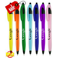 Colored Bargain "Elegant" Barrel Click Pen